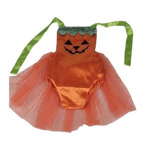 Catpapa Baby Halloween Pumkin Romper Outfit size 12-24 months NWT